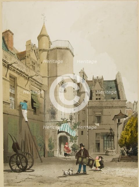Picturesque Architecture in Paris, Ghent, Antwerp, Touen, etc., 1839. Creator: Thomas Shotter Boys.