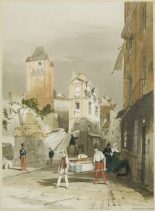 Picturesque Architecture in Paris, Ghent, Antwerp, Touen, etc., 1839. Creator: Thomas Shotter Boys