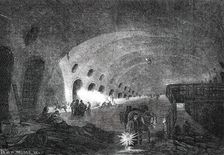 Picturesque Sketches of London - the Adelphi "Dry Arches", 1850. Creator: Unknown