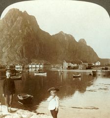 Picturesque Svolvaer, a far north fishing station, Lofoten Islands, N. Norway c1905. Creator: Unknown