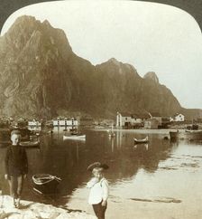Picturesque Svolvaer, a far north fishing station, Lofoten Islands, N. Norway c1905. Creator: Unknown