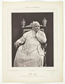 Pie IX, c. 1876. Creator: Ludovico Tuminello