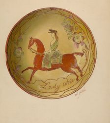 Pie Plate, 1935/1942. Creator: William L Antrim