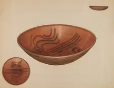 Pie Plate, 1936. Creator: Agnes Karlin