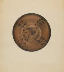 Pie Plate, c. 1936. Creator: Meyer Goldbaum