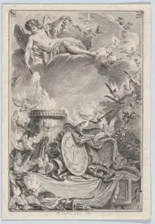 Pièce commémorative d'un mariage, 1780. Creator: Pierre Philippe Choffard
