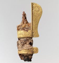 Piece from a Luxury Dagger, Langobardic, ca. 600. Creator: Unknown