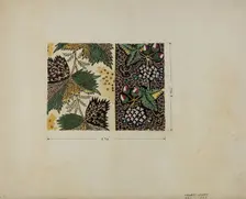 Piece of Calico, c. 1936. Creator: Edward Grant