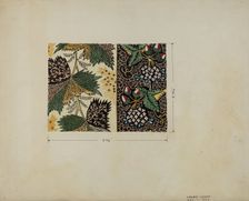 Piece of Calico, c. 1936. Creator: Edward Grant
