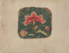Piece of Crewel Embroidery, c. 1936. Creator: Phyllis Dorr