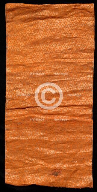 Piece of a Turban (Pugri), 1800s. Creator: Unknown.