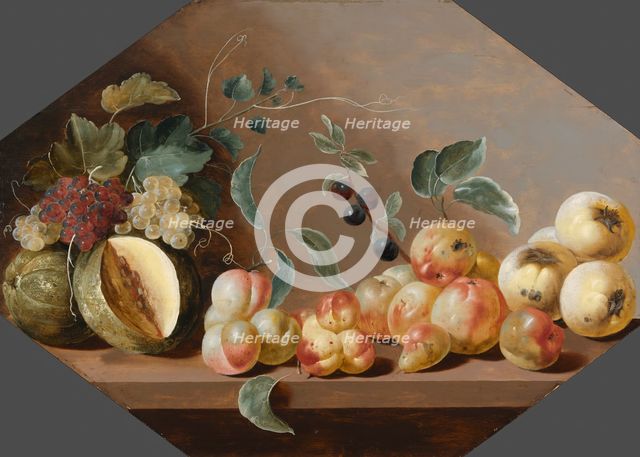 Piece of fruit, c17th century. Creator: Ottmar Elliger.