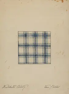Piece of Handwoven Linen, c. 1937. Creator: Daniel Fletcher