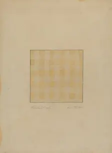 Piece of Linen, c. 1936. Creator: Daniel Fletcher