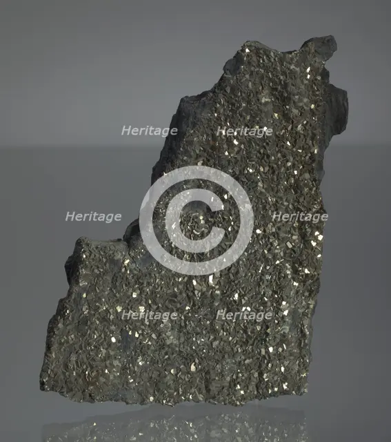 Piece of pyrite from the workshop of C. Edgar Patience, n.d. Creator: Unknown.