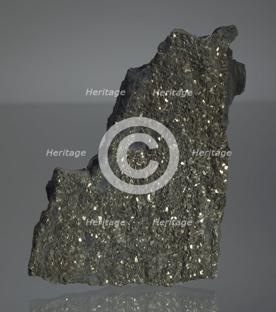Piece of pyrite from the workshop of C. Edgar Patience, n.d. Creator: Unknown.