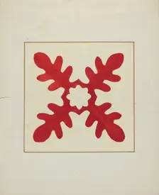 Pieced Autograph Quilt (1 Piece), c. 1936. Creators: Cornelius Christoffels, Margaret Linsley