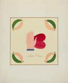 Pieced Autograph Quilt (1 Piece), c. 1936. Creators: Cornelius Christoffels, Margaret Linsley