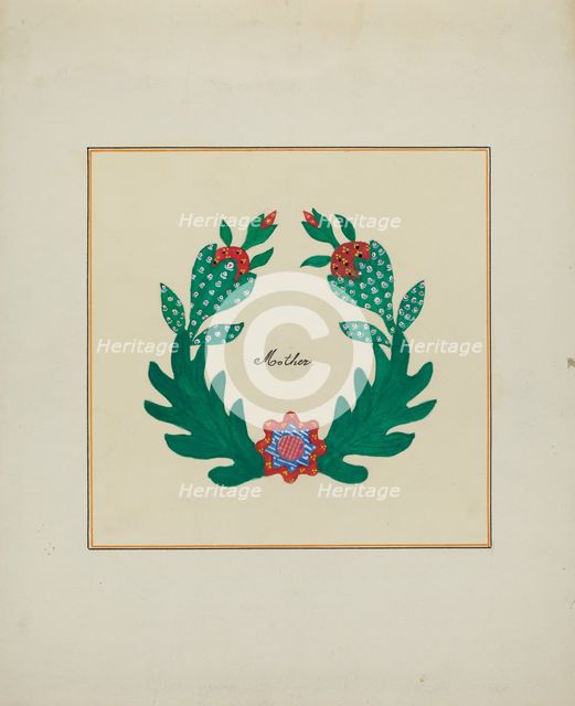 Pieced Autograph Quilt (1 Piece), c. 1936. Creators: Cornelius Christoffels, Margaret Linsley.
