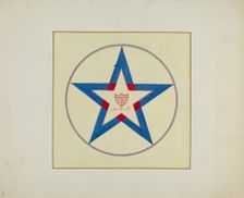 Pieced Autograph Quilt (1 Piece), c. 1936. Creators: Cornelius Christoffels, Margaret Linsley