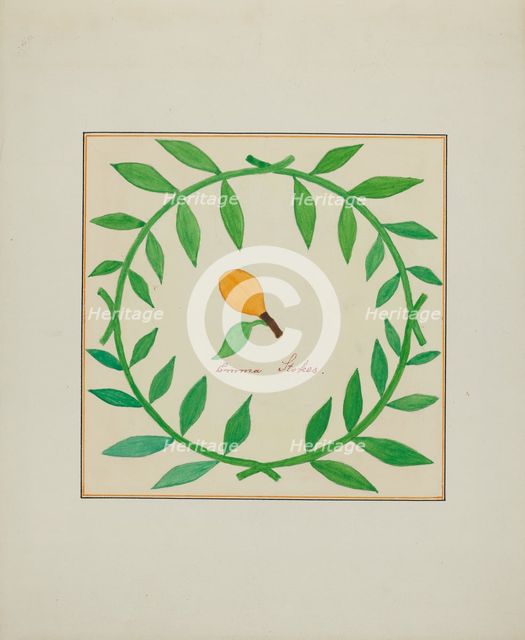 Pieced Autograph Quilt (1 Piece), c. 1936. Creators: Cornelius Christoffels, Margaret Linsley.