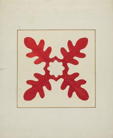 Pieced Autograph Quilt (1 Piece), c. 1936. Creators: Cornelius Christoffels, Margaret Linsley