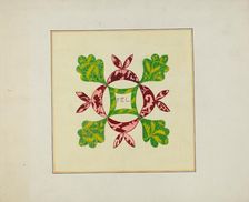 Pieced Autograph Quilt (1 Piece), c. 1936. Creators: Cornelius Christoffels, Margaret Linsley