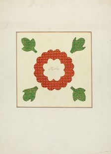 Pieced Quilt, 1935/1942. Creator: Paul Park