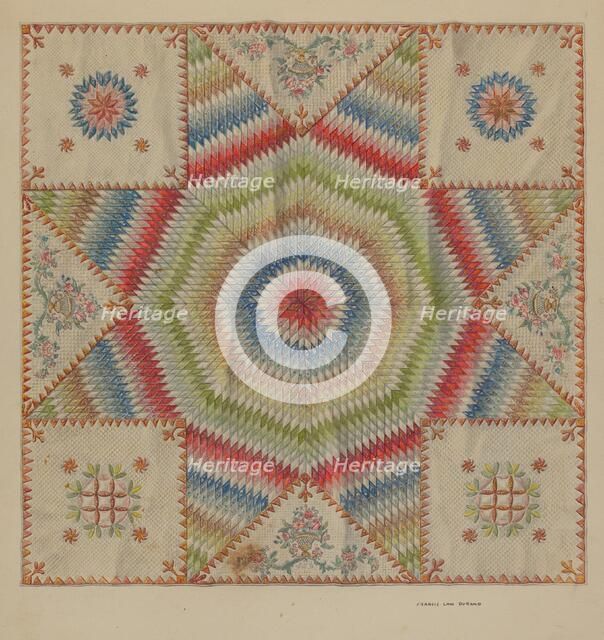 Pieced Quilt. Creator: Francis Law Durand.