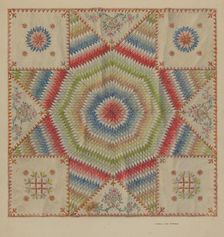 Pieced Quilt. Creator: Francis Law Durand