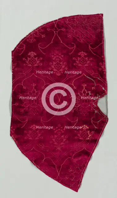 Pieces from Disassembled Cape, 1400s. Creator: Unknown.