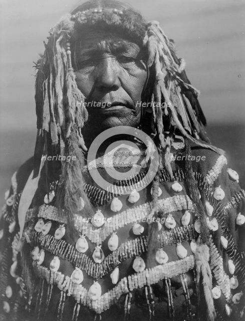 Piegan woman, c1910. Creator: Edward Sheriff Curtis.