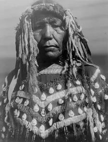 Piegan woman, c1910. Creator: Edward Sheriff Curtis