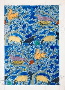 Pied Piper of the Animals c1870-1941. Creator: Charles Francis Annesley Voysey