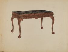 Pier Table, 1936. Creator: John Dieterich