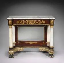 Pier Table, c. 1829-1835. Creator: Joseph Meeks and Sons (American)
