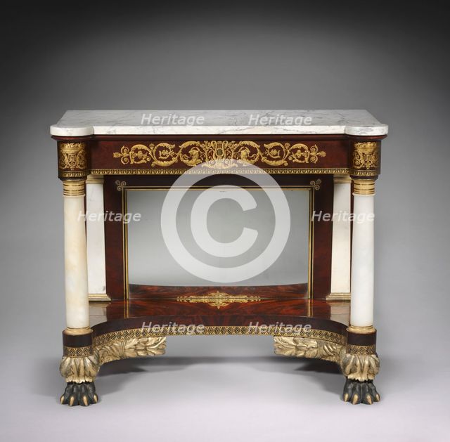 Pier Table, c. 1829-1835. Creator: Joseph Meeks and Sons (American).