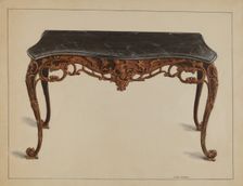 Pier Table, c. 1936. Creator: John Garay