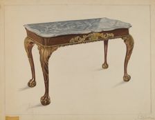 Pier Table, c. 1936. Creator: Nicholas Gorid