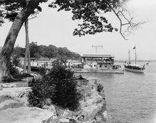Pier, Thousand Island Park, Thousand Islands, c1901. Creator: Unknown