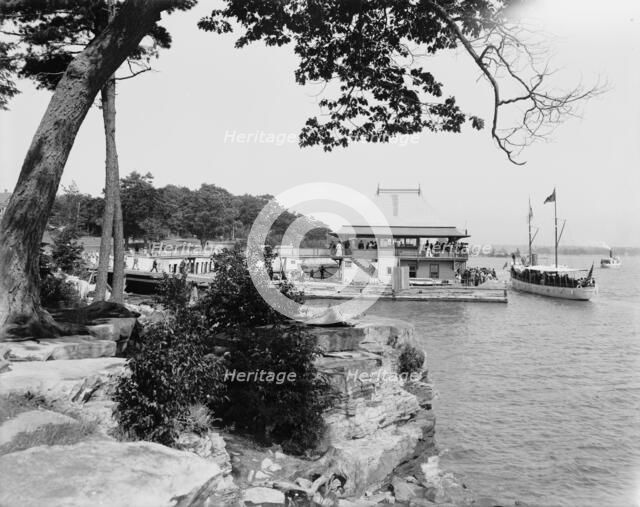 Pier, Thousand Island Park, Thousand Islands, c1901. Creator: Unknown.