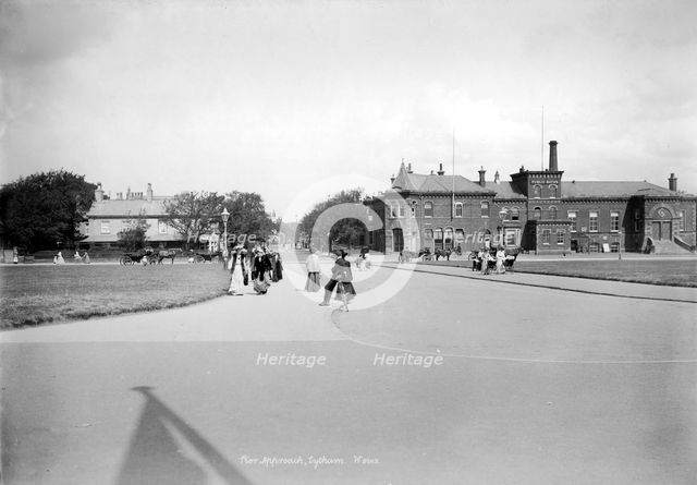 Pier Approach, Lytham St Anne's, Lancashire, 1890-1910. Artist: Unknown