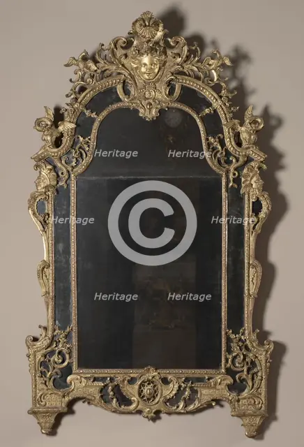 Pier Mirror (Trumeau), c. 1715. Creator: Unknown.