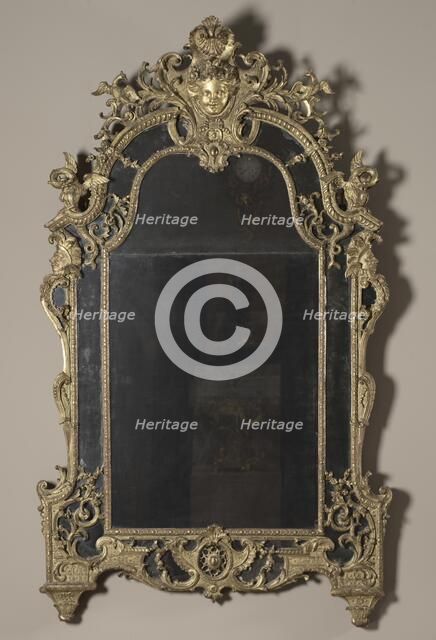 Pier Mirror (Trumeau), c. 1715. Creator: Unknown.