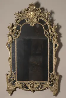 Pier Mirror (Trumeau), c. 1715. Creator: Unknown
