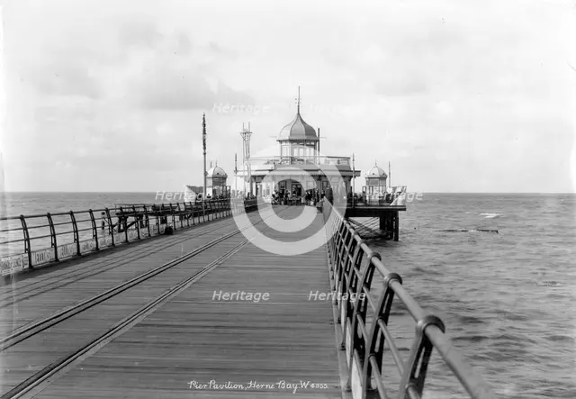 Pier Pavilion, Herne Bay, Kent, 1890-1910. Artist: Unknown