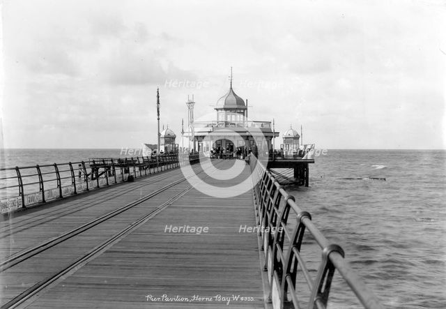 Pier Pavilion, Herne Bay, Kent, 1890-1910. Artist: Unknown