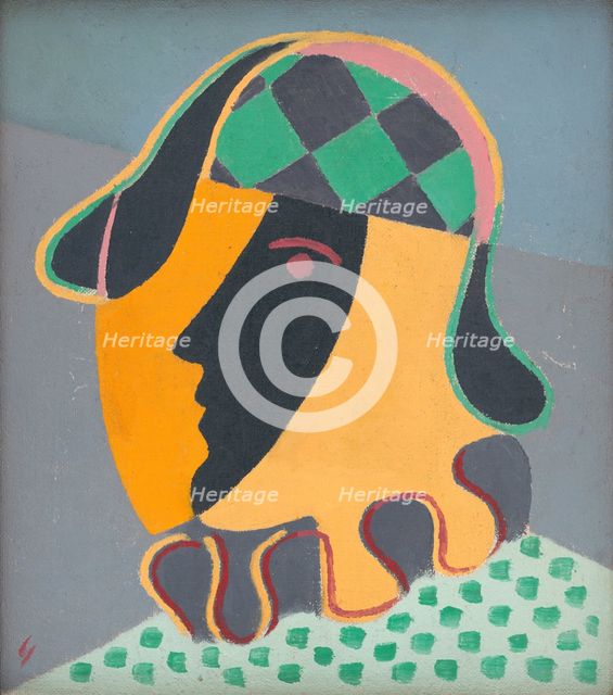 Pierot's Head, 1932. Creator: Mikulas Galanda.