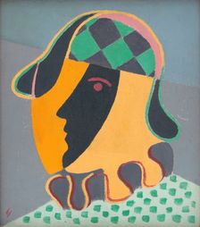 Pierot's Head, 1932. Creator: Mikulas Galanda