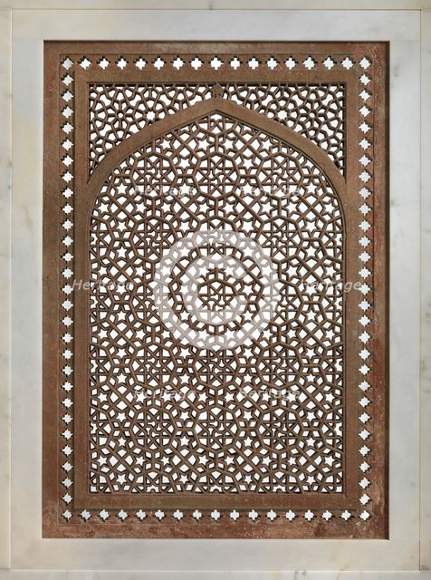 Pierced Window Screen, India, second half 16th century. Creator: Unknown.